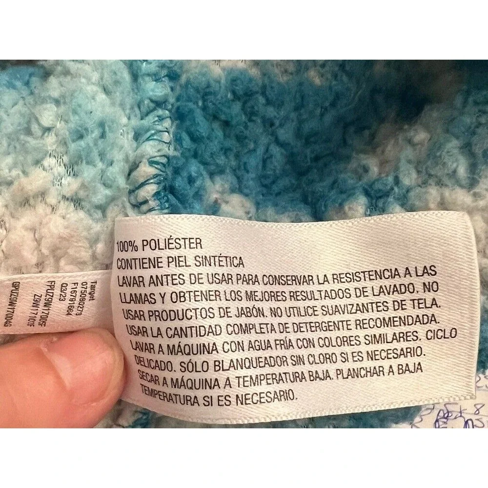 Kid's Oversized Sky Blue Wearable Blanket Cat & Jack‎ Sz XS/S